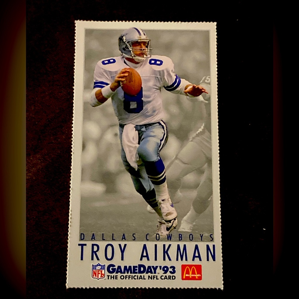 1993 COWBOYS GAMEDAY (24) CARDS - McDonald’s Limited Edition